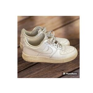 Nike Air Force 1 Low Men’s Size 8.5 White Athletic Shoes 315122-111 Sneakers